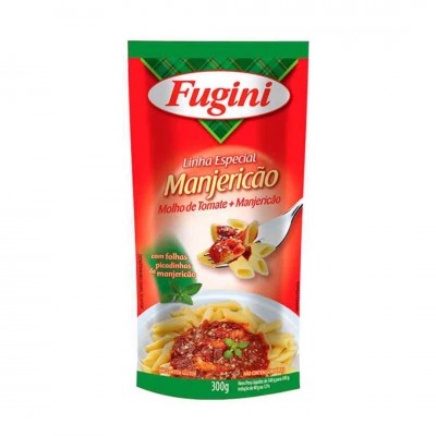 Molho de Tomate Fugini Manjericão Sachê 300g