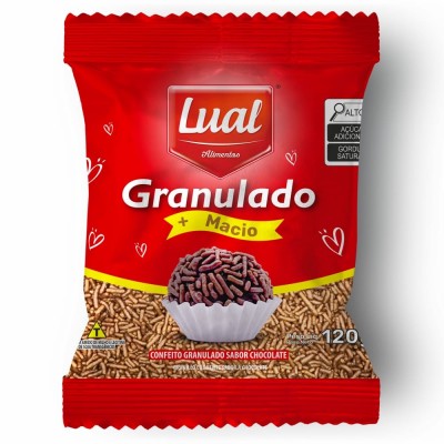 Granulado Lual Chocolate Macio 120g