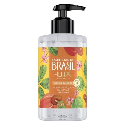 Sabonete Líquido para as Mãos LUX Flor do Cajueiro Botanicals Essências do Brasil Frasco 300ml