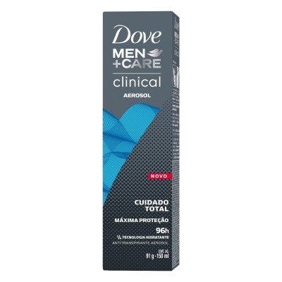 Desodorante Dove Aerosol Cuidado total  Men+care 91g