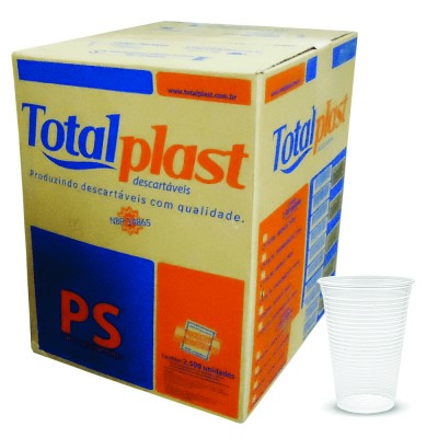 Copo Totalplast Térmico Isopor Branco 300ml