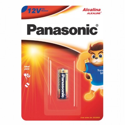 Bateria Alcalina 12 Volts Panasonic Cartela Individual Lrv08-1b