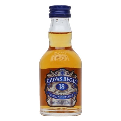 Whisky Escocês Blended Chivas Regal 18 Anos Garrafa 50ml