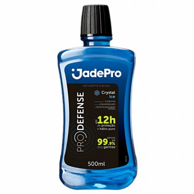 Enxaguante Bucal Antisséptico Jadepro ProDefense Crystal Ice 500ML