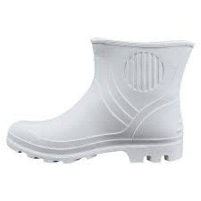 Bota Pega Forte Cano Curto Branco 38