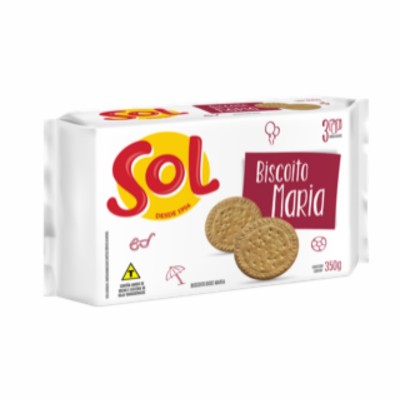 Biscoito Sol Maria 350gr