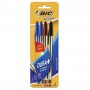 Caneta Bic Cristal 1.0 Azul/Azul/Preto/Vermelho 4un