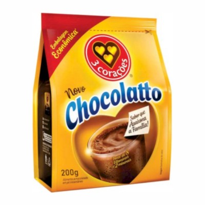 Achoco 3 Corações Chocolatto 200g