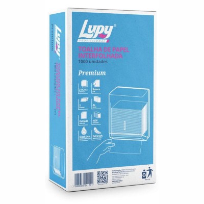 Toalha Papel Lupy Premium Interfolhas  21x20