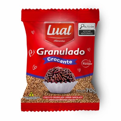 Granulado Lual Chocolate Crocante 70g