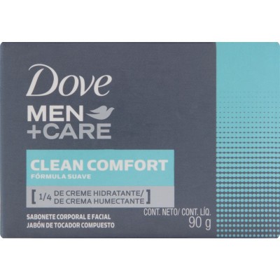 Sabonete Em Barra Clean Comfort Dove Mencare Caixa 90g