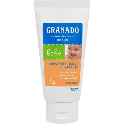 Hidratante Suave Relaxante Camomila Granado Bebê Bisnaga 120ml