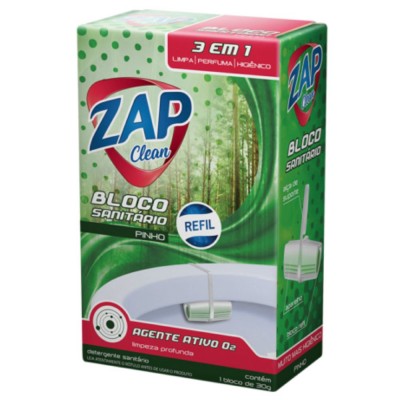 Bloco Sanitário Zap Clean Pinho 30g