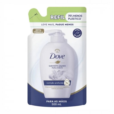 Sabonete Liquido Dove Nutricão Profunda Sachê 500ml