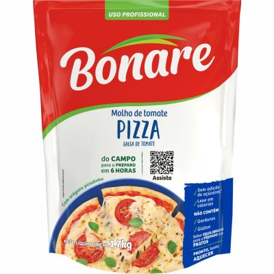 MOLHO DE TOMATE BONARE PIZZA SC 1,7KG