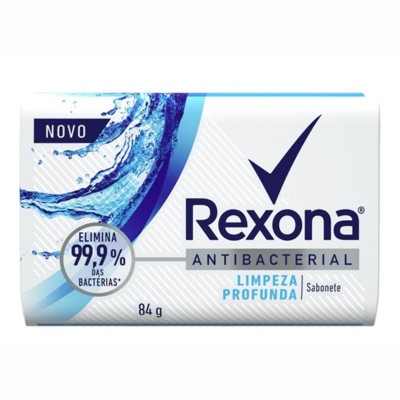 Sabonete Rexona Antibacteriano Limpeza Profunda 84g