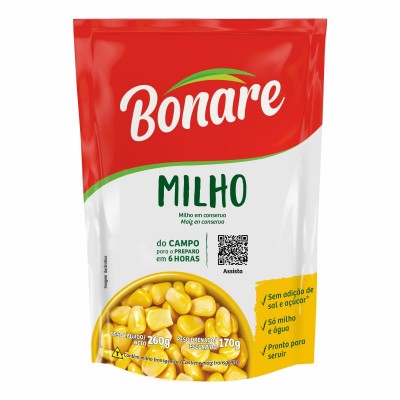 Milho Verde Em Conserva Bonare Lata 170gr