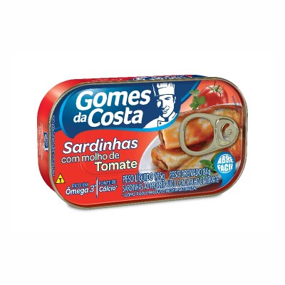 Sardinha Gomes Da Costa Tomate 125g