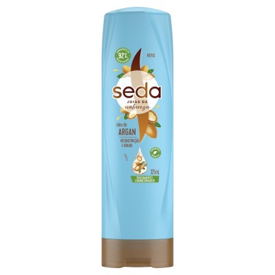 Condicionador Óleo De Argan Do Marrocos Seda Cocriações Bomba Argan Frasco 325ml