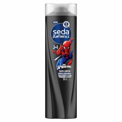 Shampoo Seda 2em1 Spider Man Super Limpeza 300ml