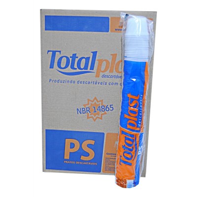 Copo Descartável Transparente P/ Chopp  500ML Totalplast