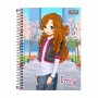 Caderno Emily Cd 15mt com Adesivo 210 Folhas