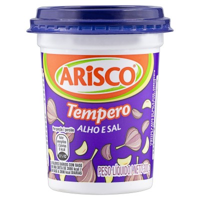 Tempero Em Pó Alho E Sal Arisco Pote 300g