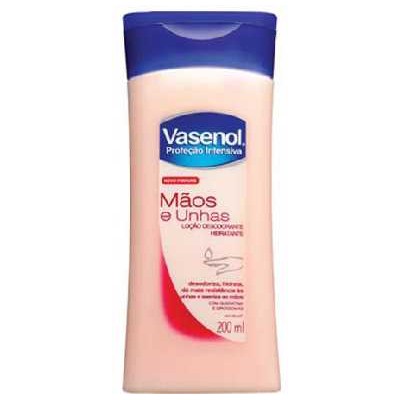 Loção Desodorante Hidratação Total Mãos E Unhas Vasenol Frasco 200ml