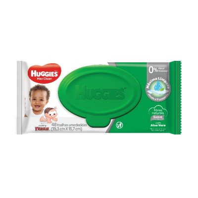 Toalha Umedecida Huggies Max Clean 48un