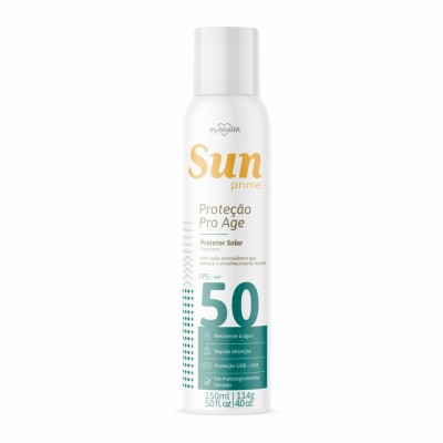 Protetor Solar Myhealth Sun Proteção Pro Fps50 150ml