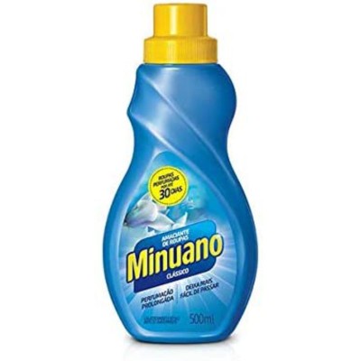 Amaciante Minuano Classico Carinho Azul 500ml