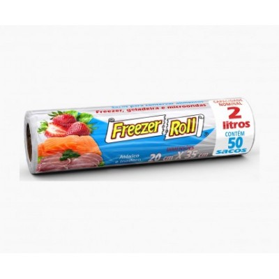 Saco Para Microondas E Freezer  Dover Roll Rolo 2l 50un