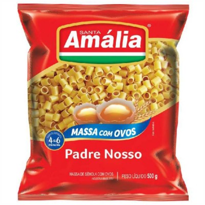 Macarrão Santa Amália Padre Nosso C/Ovos 500gr