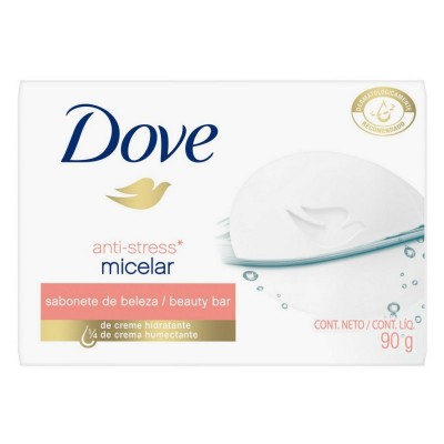 Sabonete Em Barra Anti-Stress Micelar Dove Caixa 90g