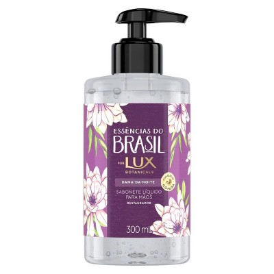 Sabonete Líquido para as Mãos LUX Dama-da-Noite Botanicals Essências do Brasil Frasco 300ml