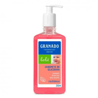 Sabonete Líquido De Glicerina Erva-Doce Granado Bebê Frasco 250ml