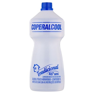 Álcool Líquido Tradicional 46º Inpm Coperalcool Frasco 1l