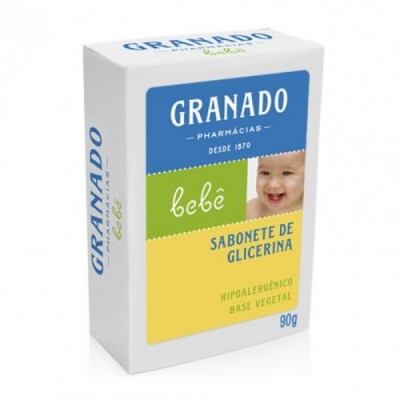 Sabonete Barra De Glicerina Tradicional Granado Bebê Caixa 90g