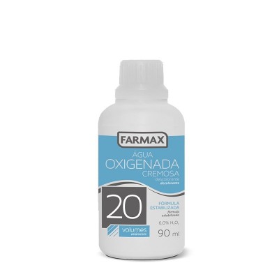 Água Oxigenada Cremosa Farmax 20 Volumes Frasco 90ml