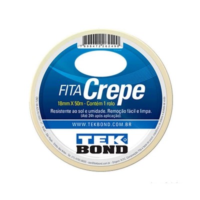 Fita Crepe Tekbond 18mmx50mt