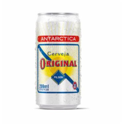 Cerveja Pilsen Antarctica Original Lata 269ml