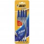 Caneta Bic Cristal 1.0 Azul Cartela Com 4un