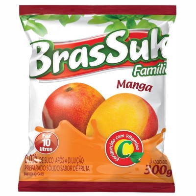 Refresco Em Pó Brassuk Manga 300gr