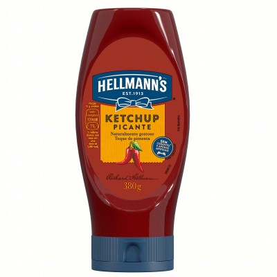 Ketchup Picante Hellmanns Squeeze 380g