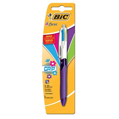 Caneta Bic Esferografica Grip Fashion 4 Cores Bl