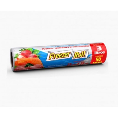 Saco Para Microondas E Freezer  Dover Roll Rolo 3l 50un